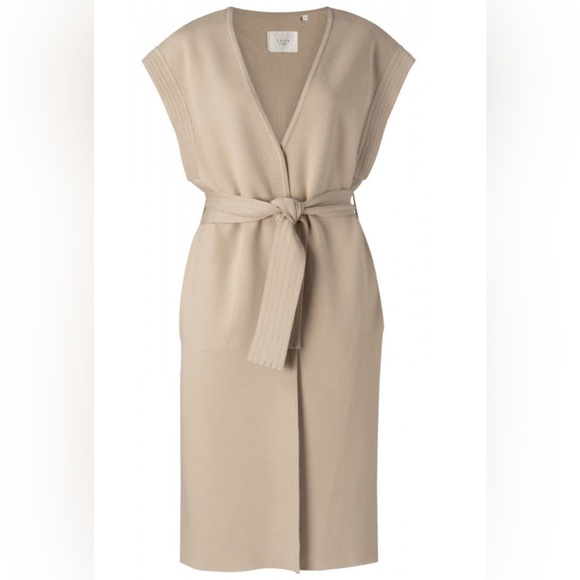 YAYA women long sleeve cardigan sand neutral size small - Picture 2 of 6